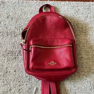Mini Coach Backpack (Red)
